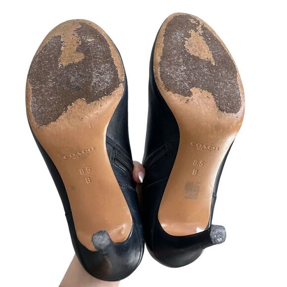 Coach Seneca Black Ankle Booties - Picture 9 of 10